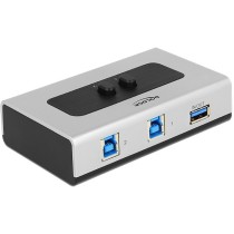 DELOCK USB 3.0 2-Port Manual Bidirectional Switch - Compact design, 2x USB-A — Buy in Cyprus with Fast Delivery