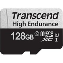 Transcend microSD Card 128GB SDXC with Adapter - USD350V - 128GB microSDXC with Adapter — Buy in Cyprus with Fast Delivery