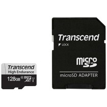Transcend microSD Card 128GB SDXC with Adapter - USD350V - 128GB microSDXC with Adapter — Buy in Cyprus with Fast Delivery