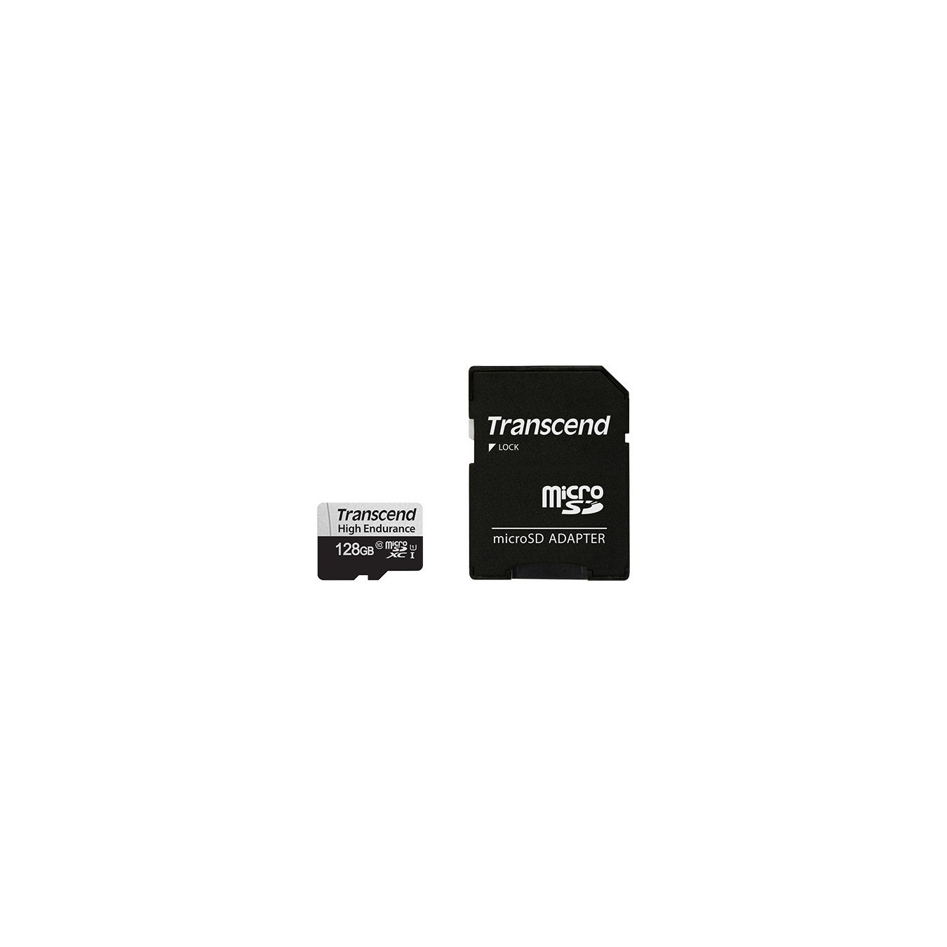 Transcend microSD Card 128GB SDXC with Adapter - USD350V - 128GB microSDXC with Adapter — Buy in Cyprus with Fast Delivery
