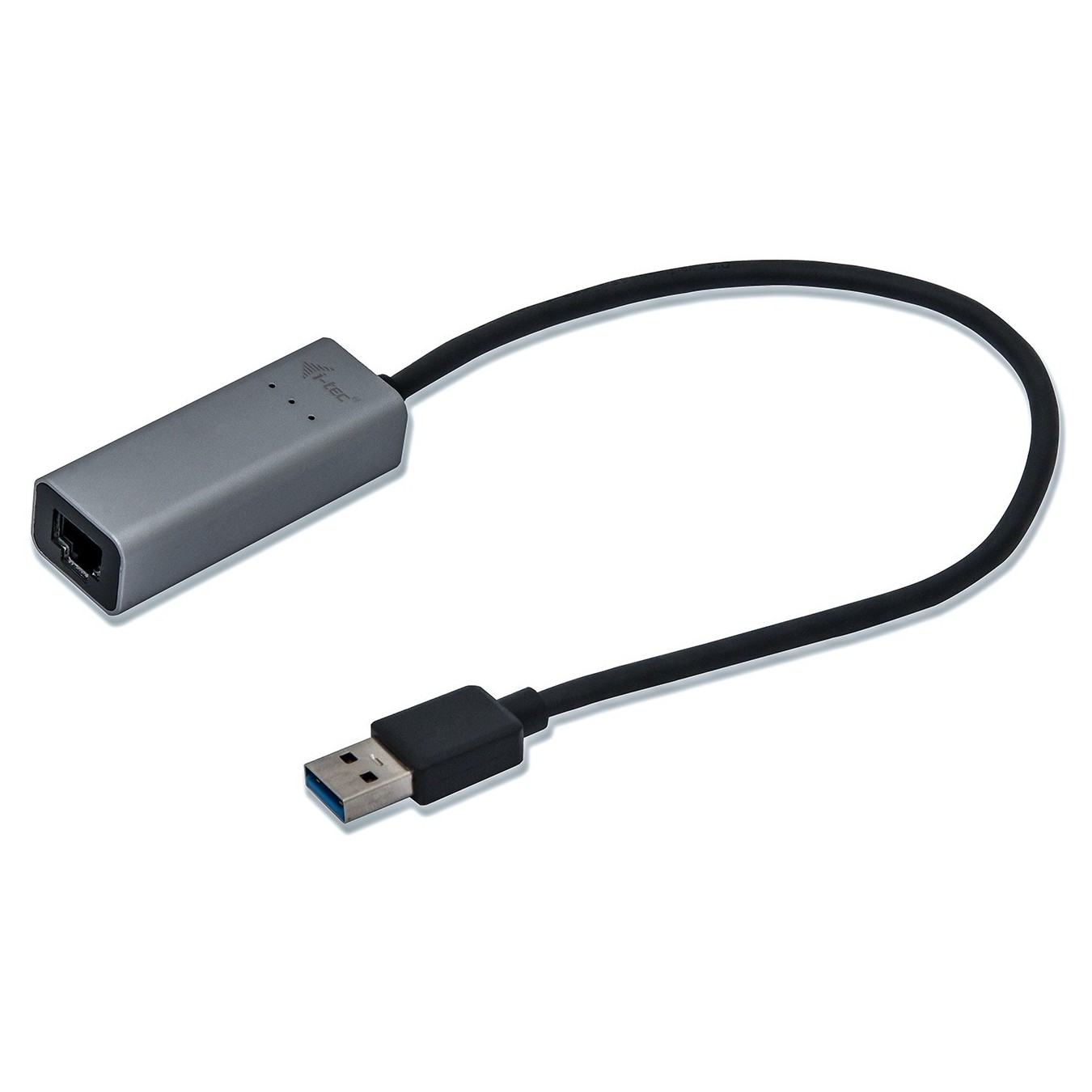 D-TEC USB 3.0 Metal Gigabit Ethernet Adapter - USB 3.0 to RJ-45, LED Indicator, Notebook/Tablet/PC, Windows/macOS
