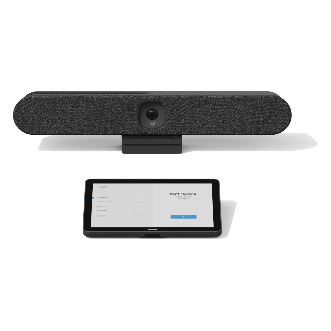 Logitech Tap IP Appliance Room Solutions Huddle + Small Rooms Video Conferencing Kit - Rally Bar Huddle