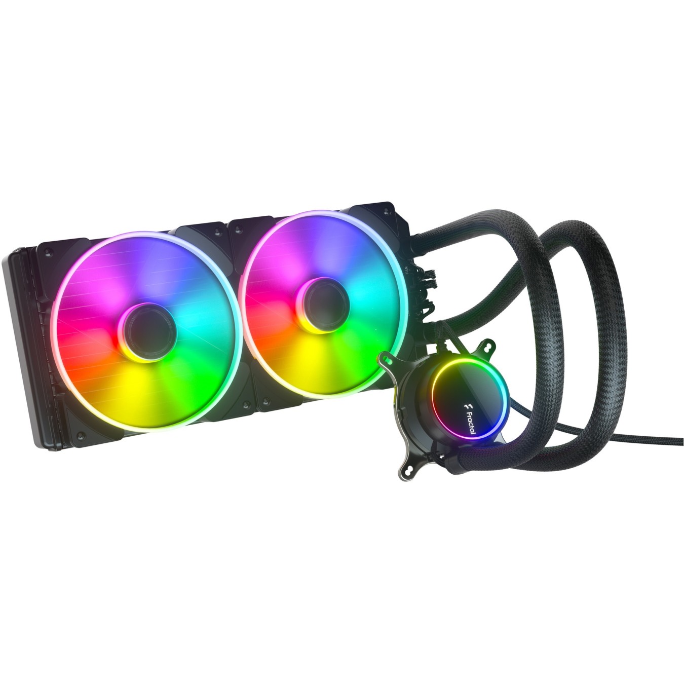 Fractal Design Celsius+ S28 Prisma Water Cooling Unit - S28 Prisma - 280mm AIO, ARGB, 2x140mm Fans