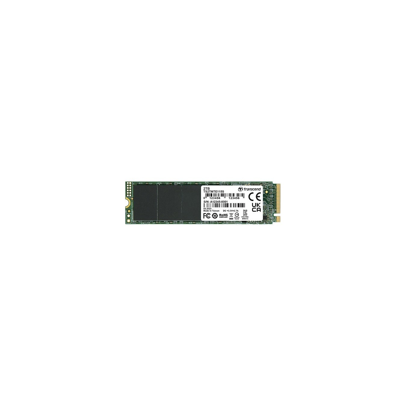 Transcend 250GB M.2 PCIe Gen3x4 NVMe SSD - 2280, TLC, DRAM-less — Buy in Cyprus with Fast Delivery