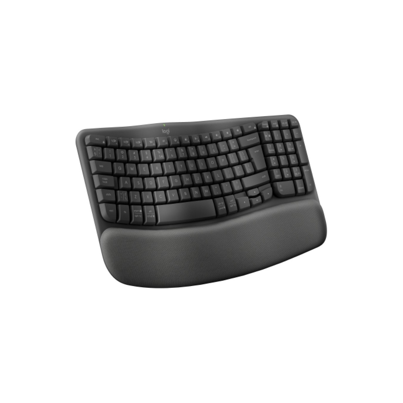 Logitech Wave Keys Keyboard - Graphite US International - Wireless 2.4 GHz/Bluetooth LE — Buy in Cyprus with Fast Delivery
