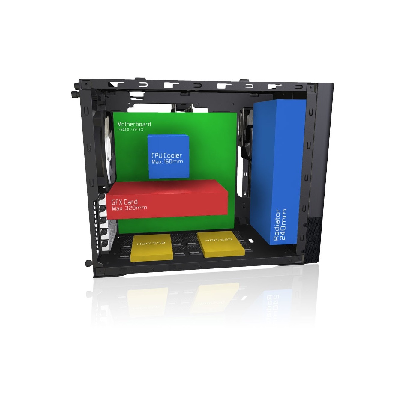 Tower Fractal Design Node 804 Black - Node 804 - Micro-ATX Tower Case — Buy in Cyprus with Fast Delivery