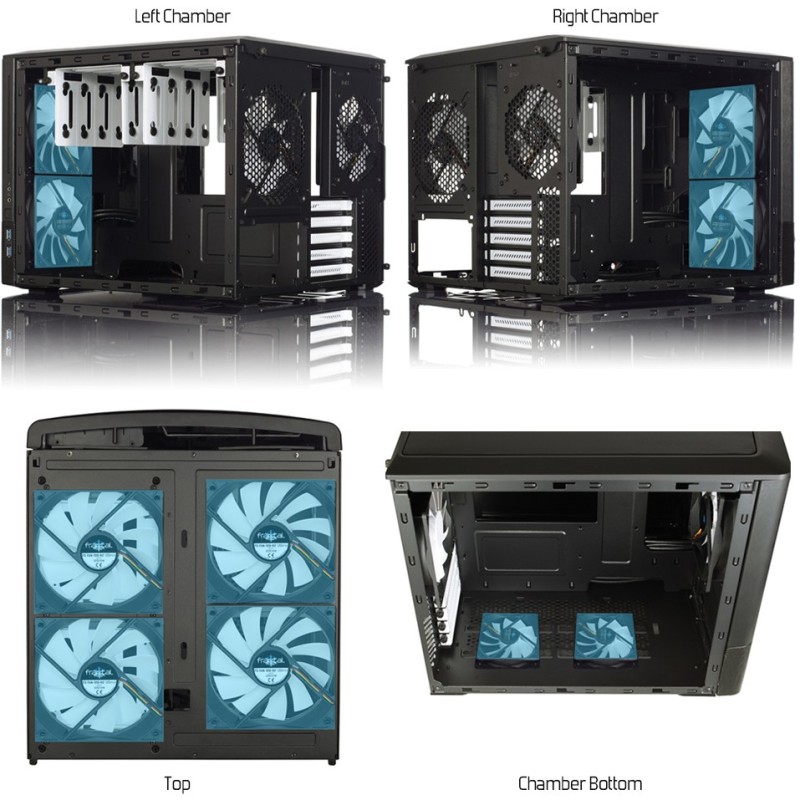 Buy Tower Fractal Design Node 804 Black - Node 804 - Micro-ATX Tower Case in Cyprus, Nicosia, Limassol, Larnaka, Pafos