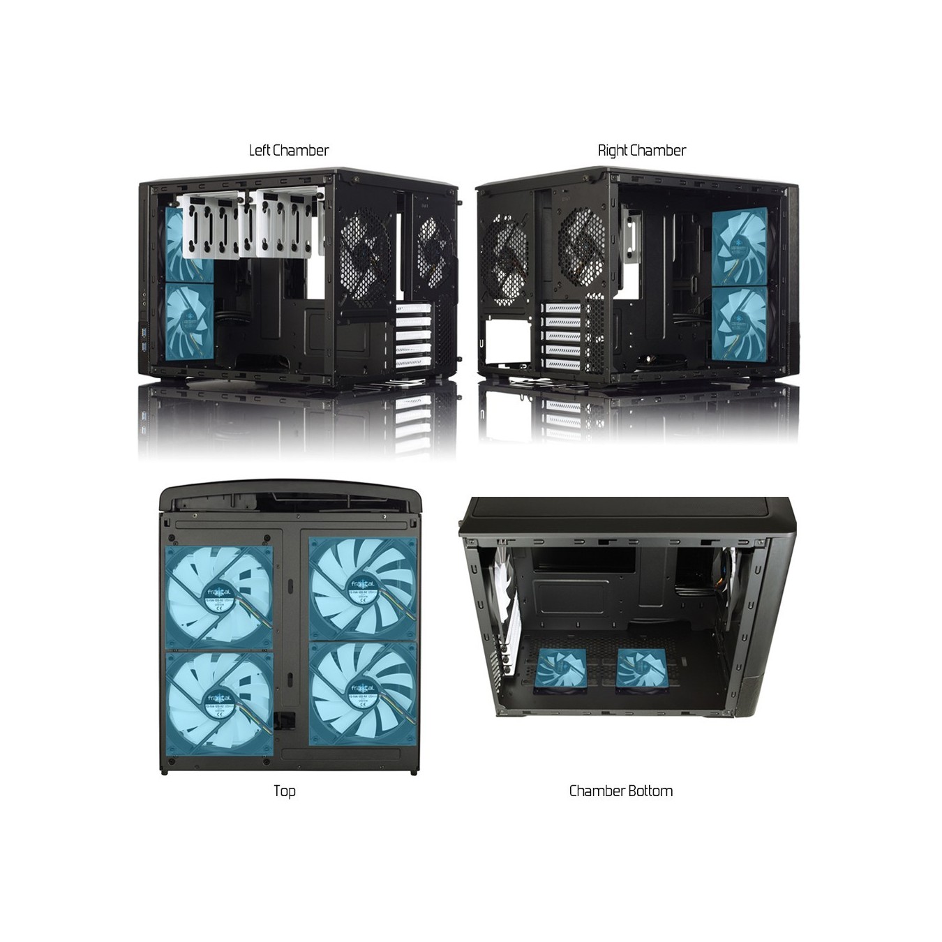 Tower Fractal Design Node 804 Black - Node 804 - Micro-ATX Tower Case — Buy in Cyprus with Fast Delivery