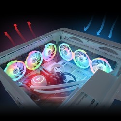 Buy Thermaltake SWAFAN EX12 ARGB PC Cooling Fan TT Premium Edition 3 Fan Pack - ... in Cyprus, Nicosia, Limassol, Larnaka, Pafos