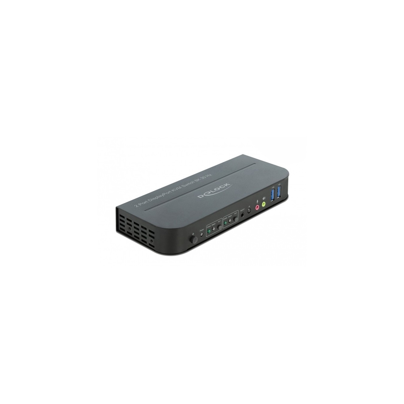 DELOCK DisplayPort 1.4 KVM Switch 8K 30Hz - USB 3.0 & Audio — Buy in Cyprus with Fast Delivery