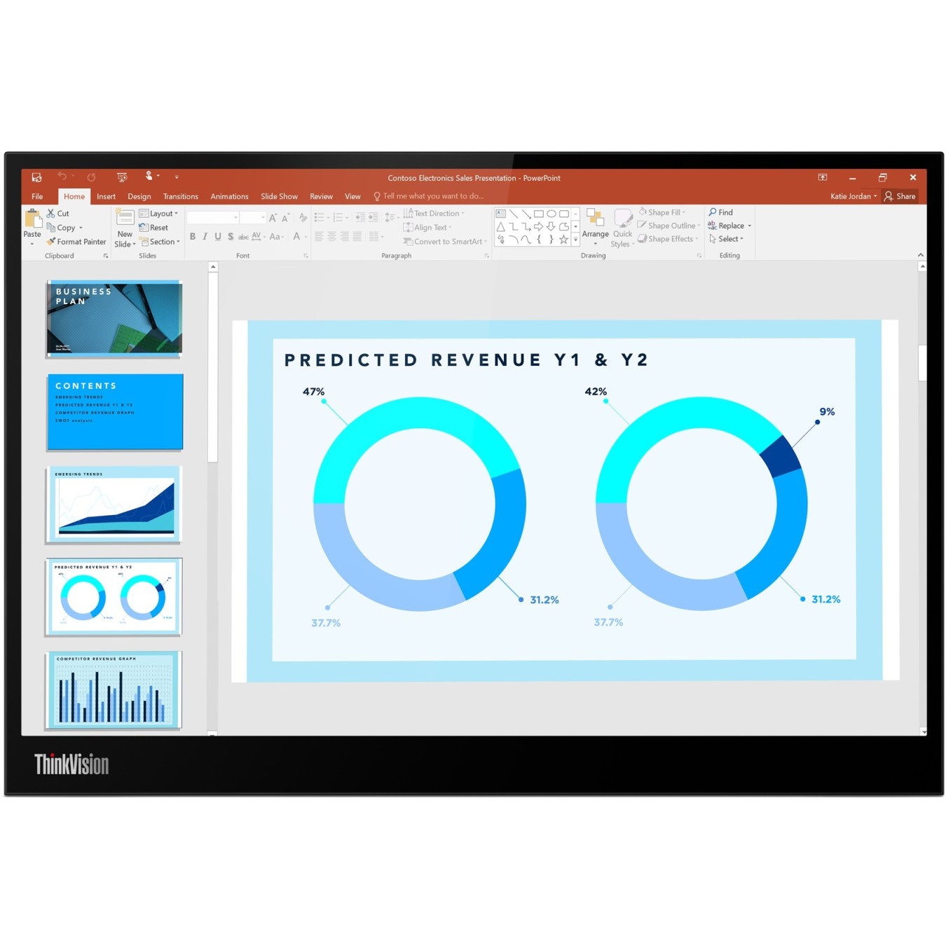 Lenovo ThinkVision M14d - M14d - 14" 2K IPS USB-C Portable Monitor — Buy in Cyprus with Fast Delivery