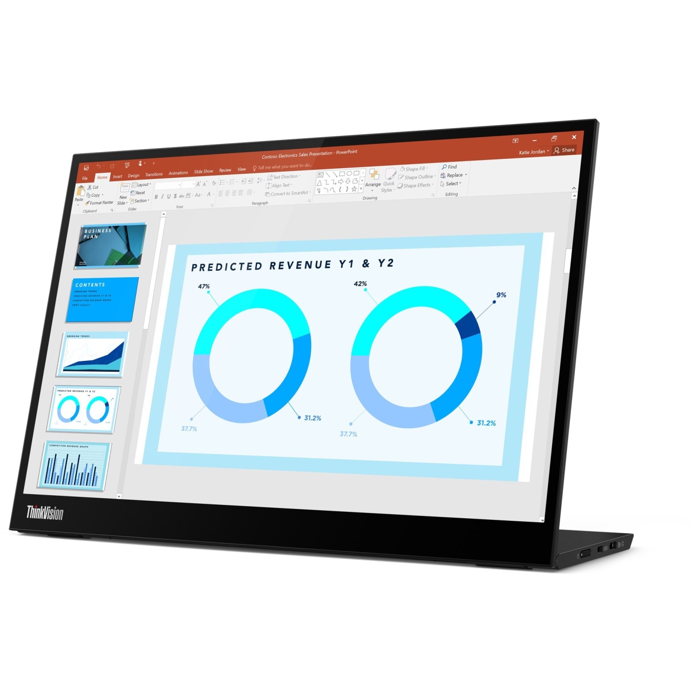 Lenovo ThinkVision M14d - M14d - 14" 2K IPS USB-C Portable Monitor — Buy in Cyprus with Fast Delivery