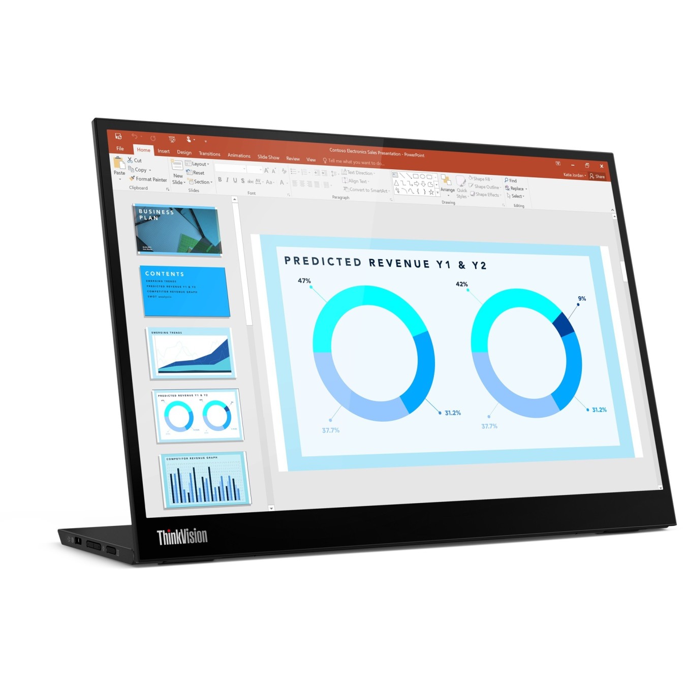 Lenovo ThinkVision M14d - M14d - 14" 2K IPS USB-C Portable Monitor — Buy in Cyprus with Fast Delivery