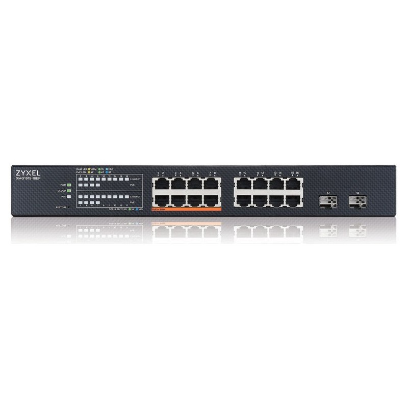 Buy ZyXEL XMG1915 - XMG1915 - 16+2P Rackmount PoE++ Gigabit Switch in Cyprus, Nicosia, Limassol, Larnaka, Pafos