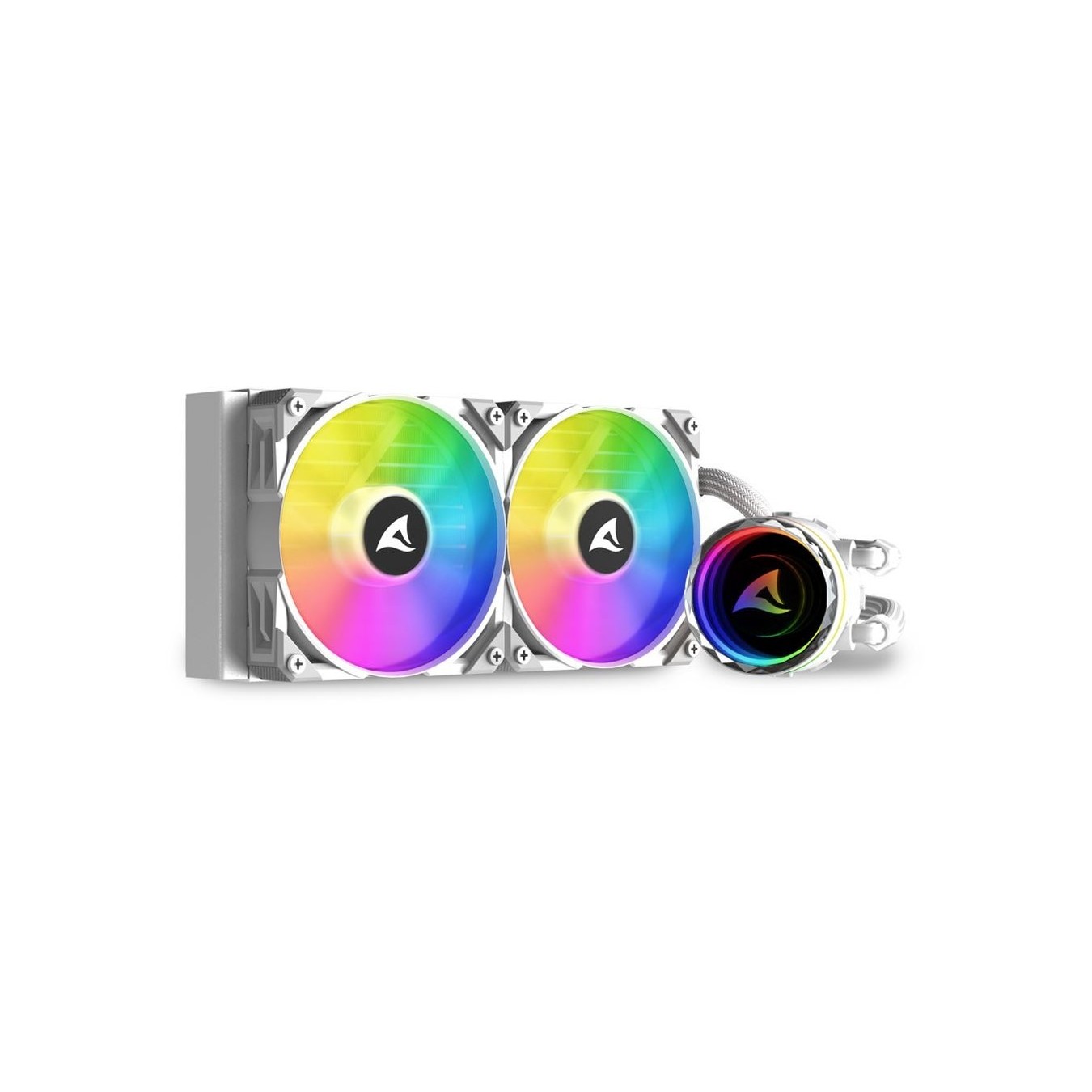 Sharkoon S80 RGB White AIO 240mm - S80 - White RGB — Buy in Cyprus with Fast Delivery