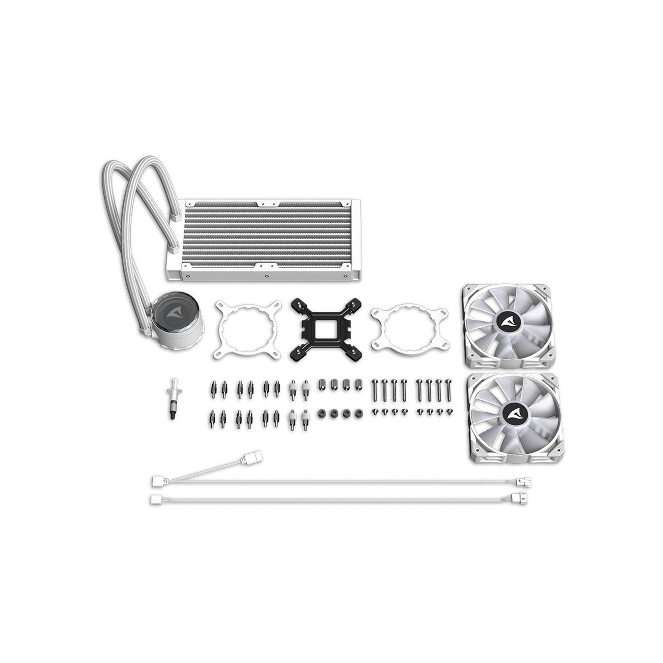 Sharkoon S80 RGB White AIO 240mm - S80 - White RGB — Buy in Cyprus with Fast Delivery