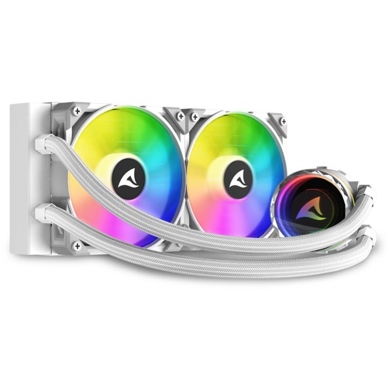 Buy Sharkoon S80 RGB White AIO 240mm - S80 - White RGB in Cyprus, Nicosia, Limassol, Larnaka, Pafos