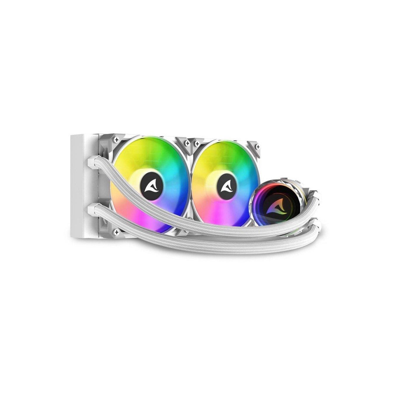Sharkoon S80 RGB White AIO 240mm - S80 - White RGB — Buy in Cyprus with Fast Delivery