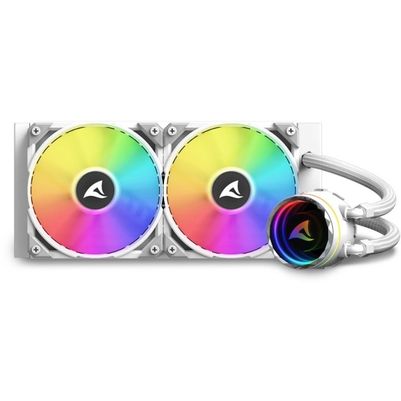 Buy Sharkoon S80 RGB White AIO 240mm - S80 - White RGB in Cyprus, Nicosia, Limassol, Larnaka, Pafos