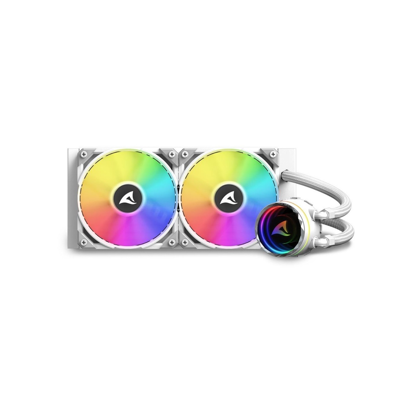 Sharkoon S80 RGB White AIO 240mm - S80 - White RGB — Buy in Cyprus with Fast Delivery