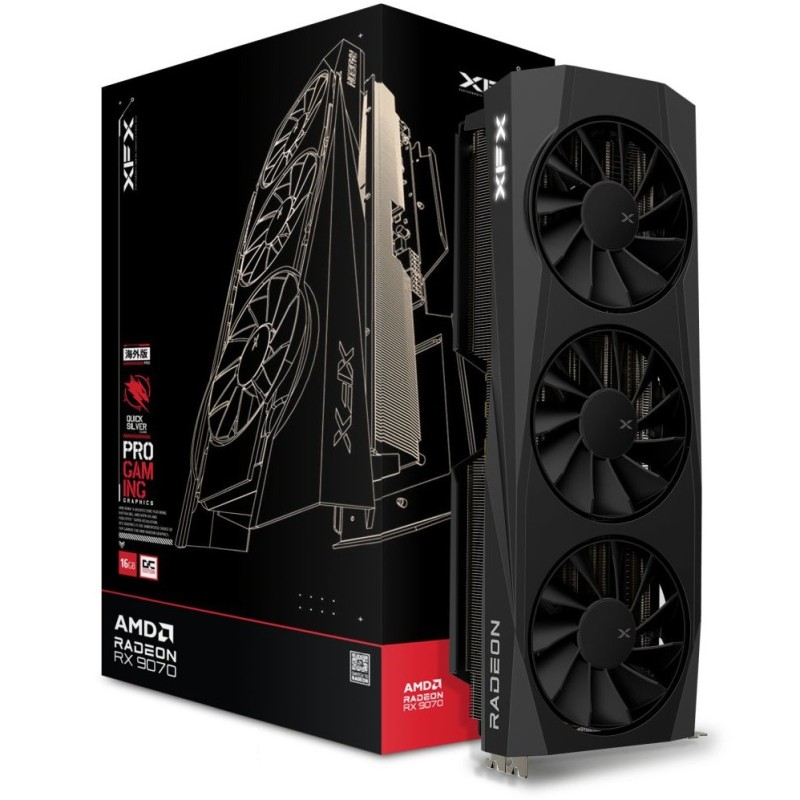 Buy RX 9070 - Quicksilver OC - 16GB GDDR6, Triple-Fan in Cyprus, Nicosia, Limassol, Larnaka, Pafos