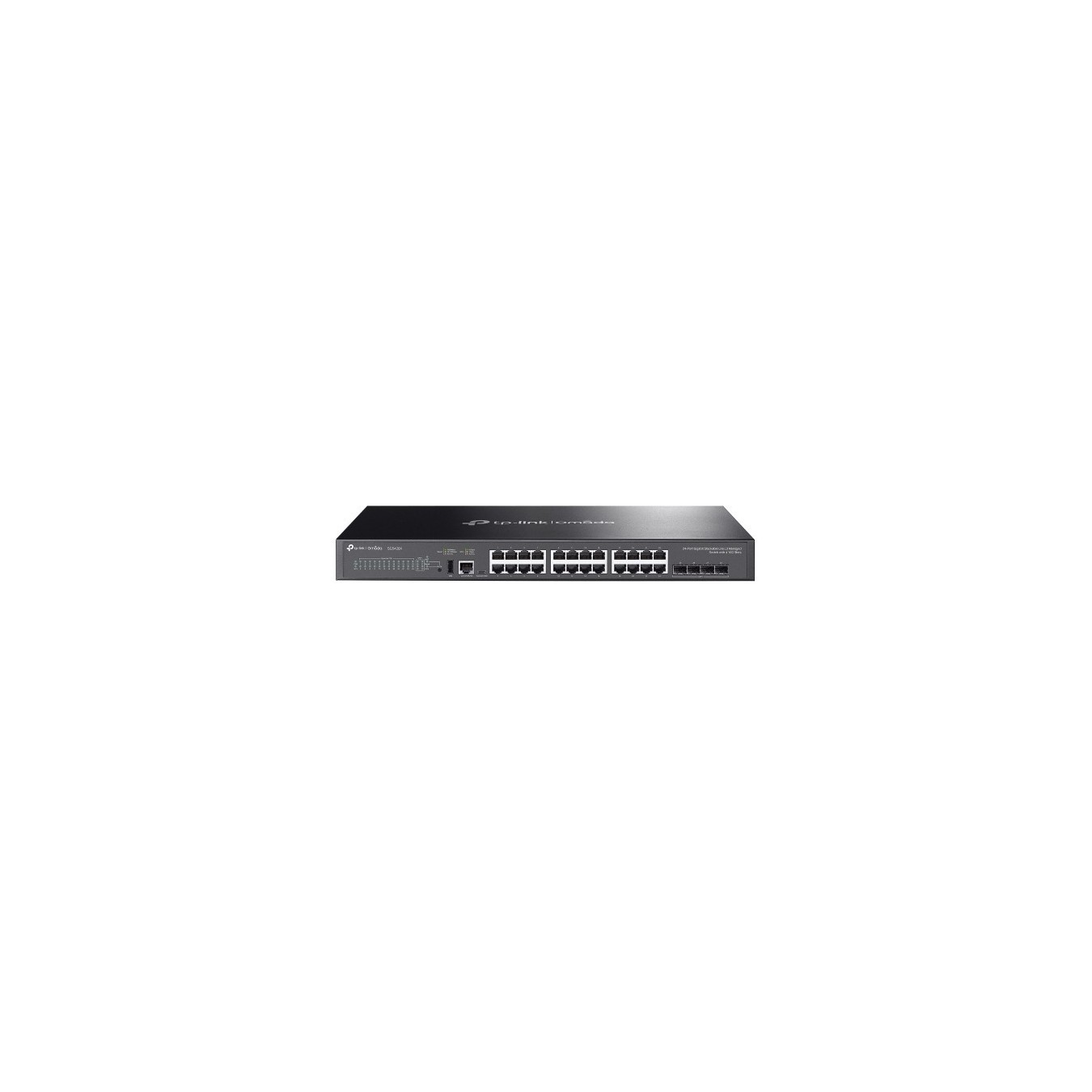 TP-Link Omada SG5428X(UN) - SG5428X(UN) - 24-Port Stack Lite L3 Managed Switch, 4x10G Slots, Rackmount