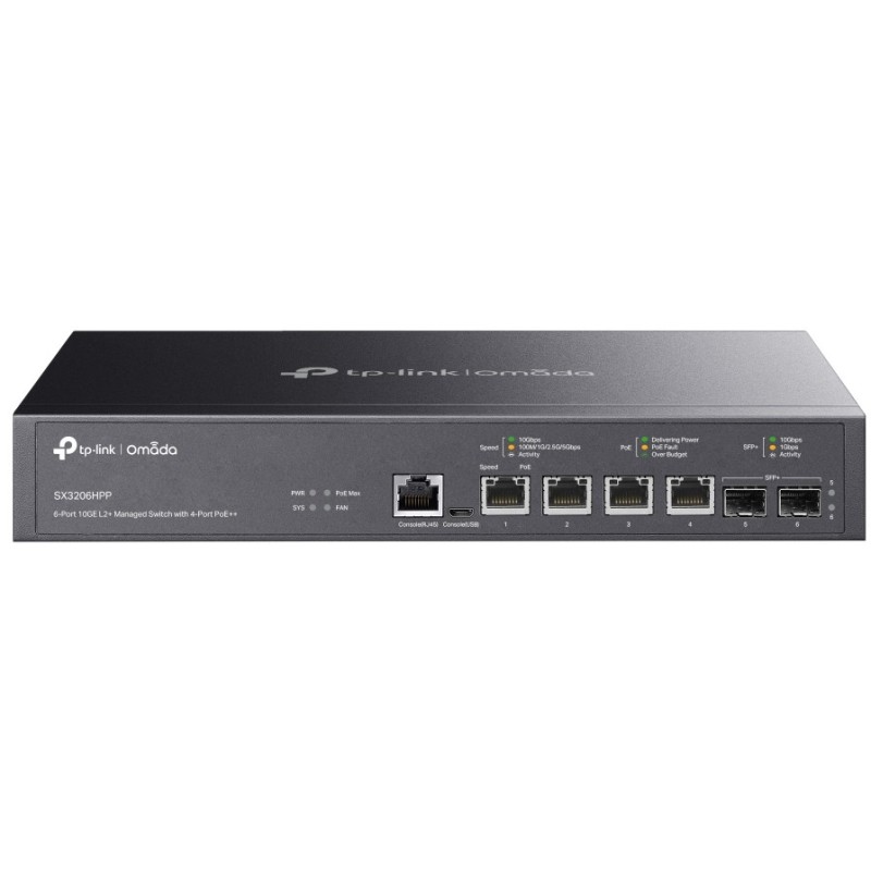 Buy 4+2P TP-LINK Omada SG3206HPP M RM POE++ - SG3206HPP - Rackmount, PoE++, Gigabit in Cyprus, Nicosia, Limassol, Larnaka, Pafos