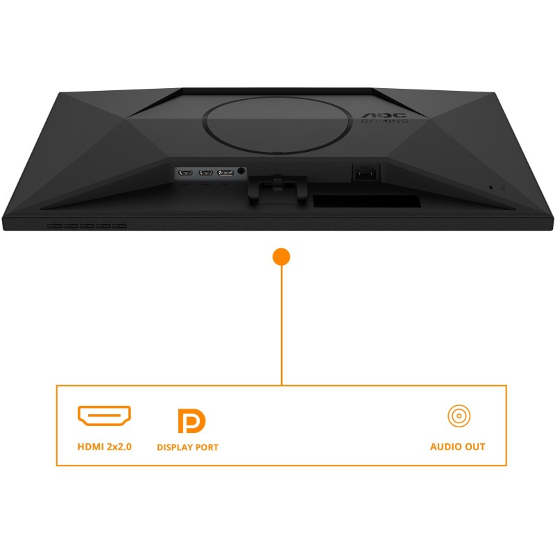 Buy AOC Gaming Monitor - 24G4X - 24in FHD IPS 180Hz 0.5ms HDR10, Flat, Black in Cyprus, Nicosia, Limassol, Larnaka, Pafos