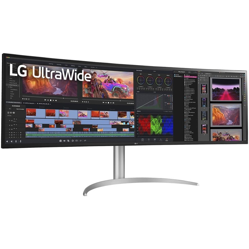 Buy LG 49WQ95X-W UltraWide QHD Monitor - 49WQ95X-W - IPS, 3440x1440, 32:9, White in Cyprus, Nicosia, Limassol, Larnaka, Pafos