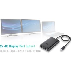 Buy I-TEC USB-C 4K Dual DP Adapter - USB-C to DisplayPort MST Hub in Cyprus, Nicosia, Limassol, Larnaka, Pafos
