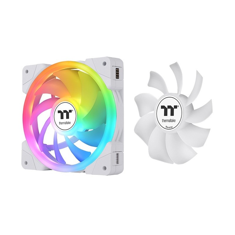 Buy Thermaltake SWAFAN EX12 ARGB PC Cooling Fan - EX12 - White, 120 mm, 3-Fan Pa... in Cyprus, Nicosia, Limassol, Larnaka, Pafos