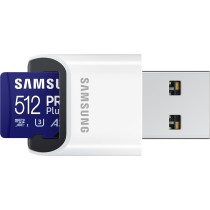 Samsung PRO Plus microSDXC 512GB - 180MB/s read, USB card reader included — Buy in Cyprus with Fast Delivery