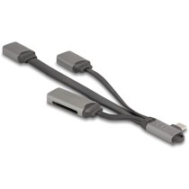 DELOCK 2-Port USB Hub with SD/microSD Card Reader and USB-C Connector — Buy in Cyprus with Fast Delivery