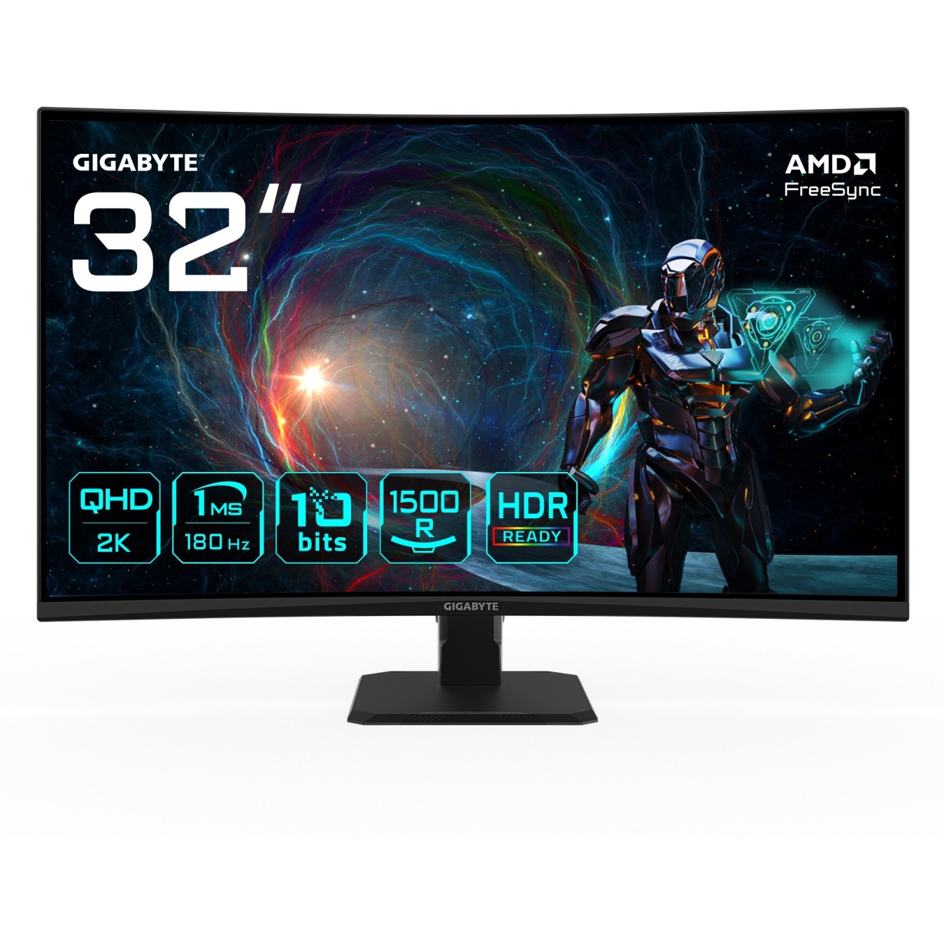 Gigabyte Monitor - GS32QCA - 32-inch desktop monitor — Buy in Cyprus with Fast Delivery