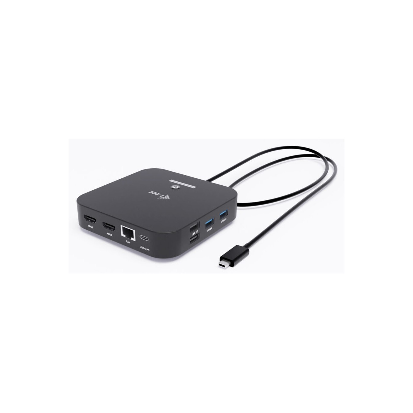 I-TEC USB-C Dual HDMI Dock - 2x HDMI, 1x Gigabit LAN, 2x USB-A, 2x USB-C, USB 3.2, 100W PD Charger