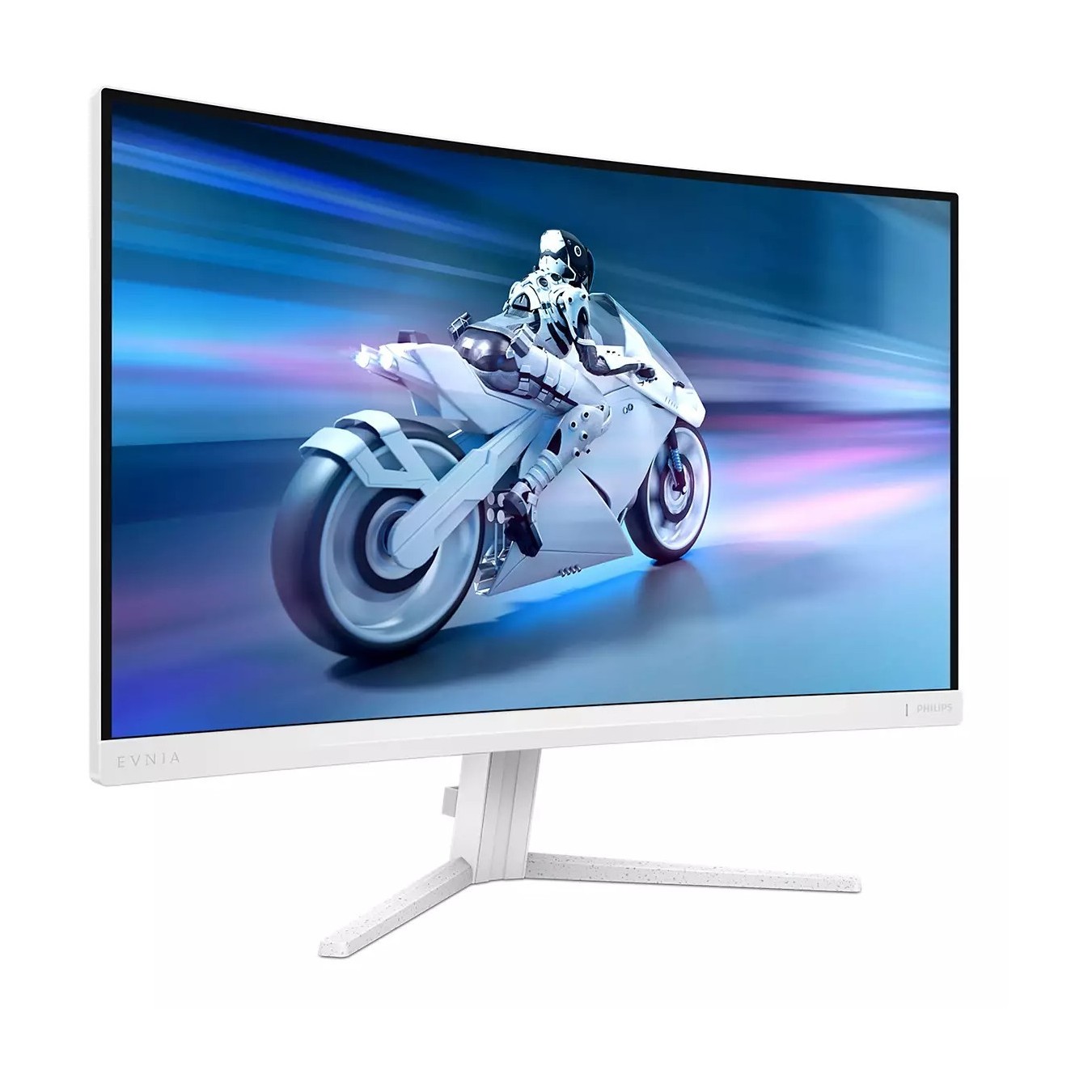 Philips 68.5cm (27.0') Curved White Monitor - 27M2C5201L - 27-inch, 16:9, 1000R curved, 2x HDMI + DP