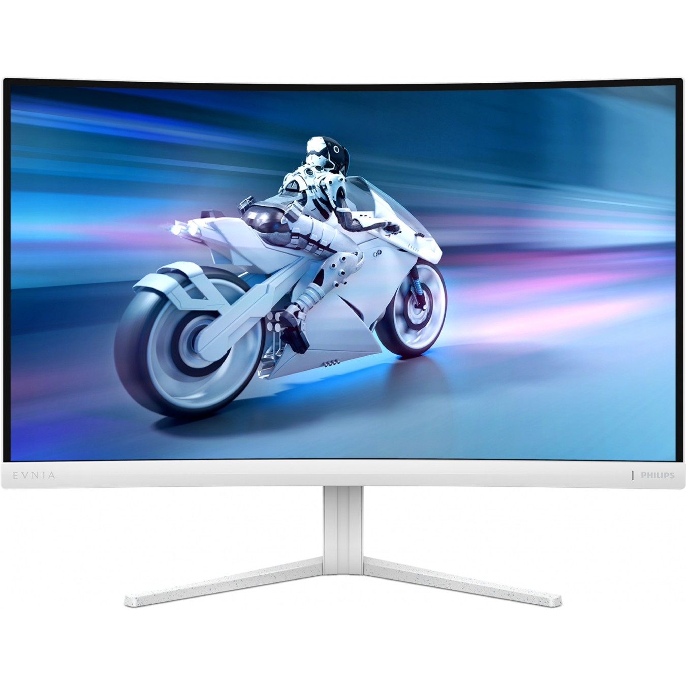 Philips 68.5cm (27.0') Curved White Monitor - 27M2C5201L - 27-inch, 16:9, 1000R curved, 2x HDMI + DP
