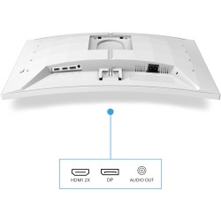 Buy Philips 68.5cm (27.0') Curved White Monitor - 27M2C5201L - 27-inch, 16:9, 10... in Cyprus, Nicosia, Limassol, Larnaka, Pafos