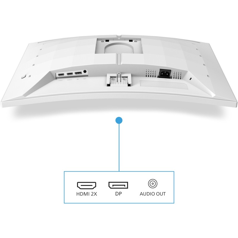 Buy Philips 68.5cm (27.0') Curved White Monitor - 27M2C5201L - 27-inch, 16:9, 10... in Cyprus, Nicosia, Limassol, Larnaka, Pafos