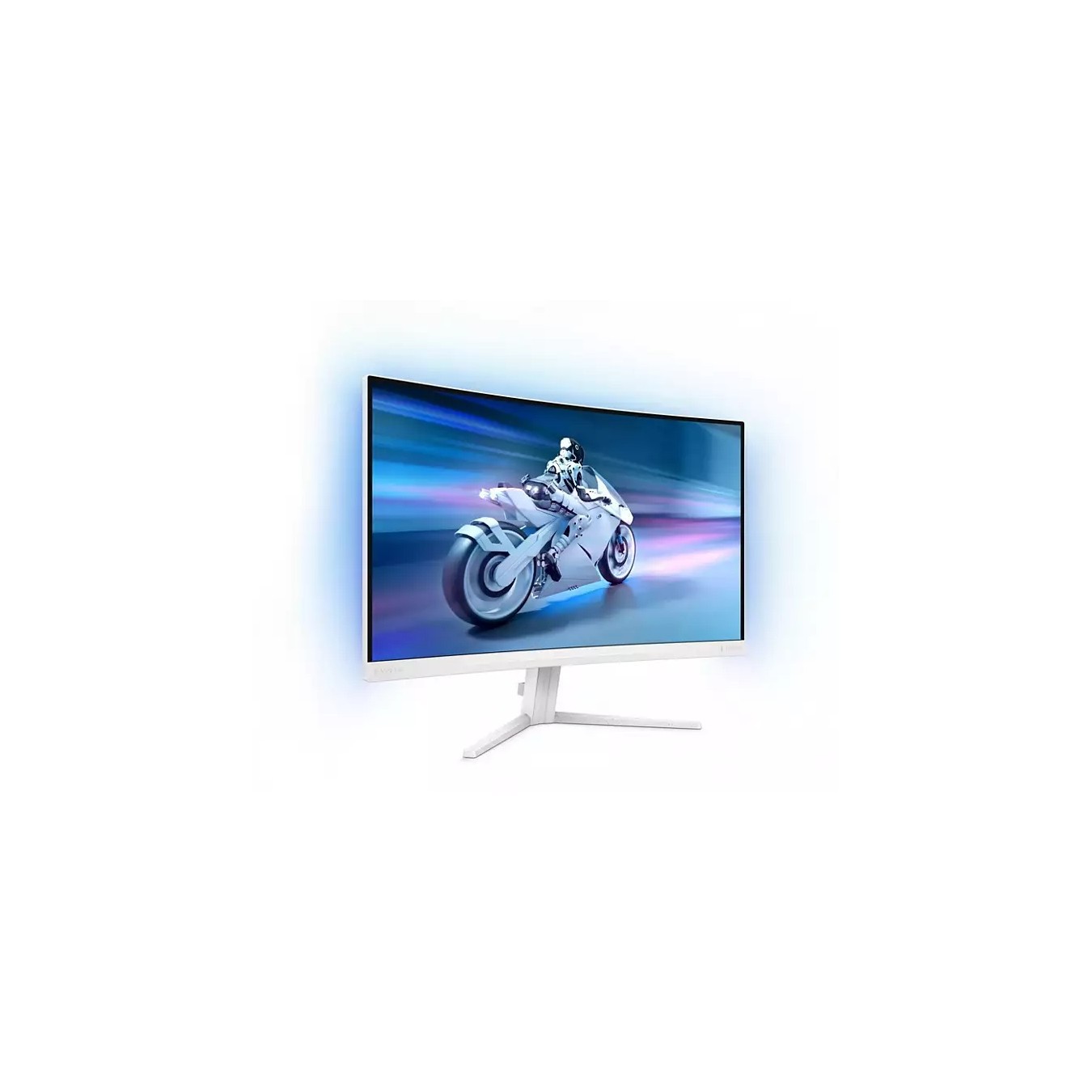 Philips 68.5cm (27.0') Curved White Monitor - 27M2C5201L - 27-inch, 16:9, 1000R curved, 2x HDMI + DP
