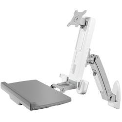 Sit-Stand Workstation with Wall Mount for Monitor up to 24" ICY BOX — Buy in Cyprus with Fast Delivery