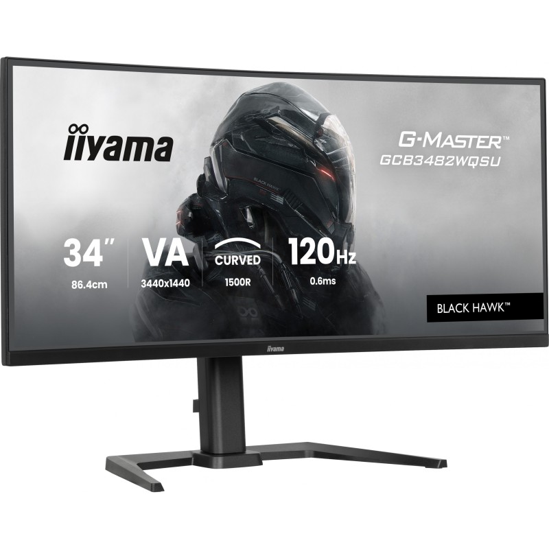 Buy iiyama G-Master 34-inch Ultrawide TFT - GCB3482WQSU - Black 21:9, UWQHD in Cyprus, Nicosia, Limassol, Larnaka, Pafos