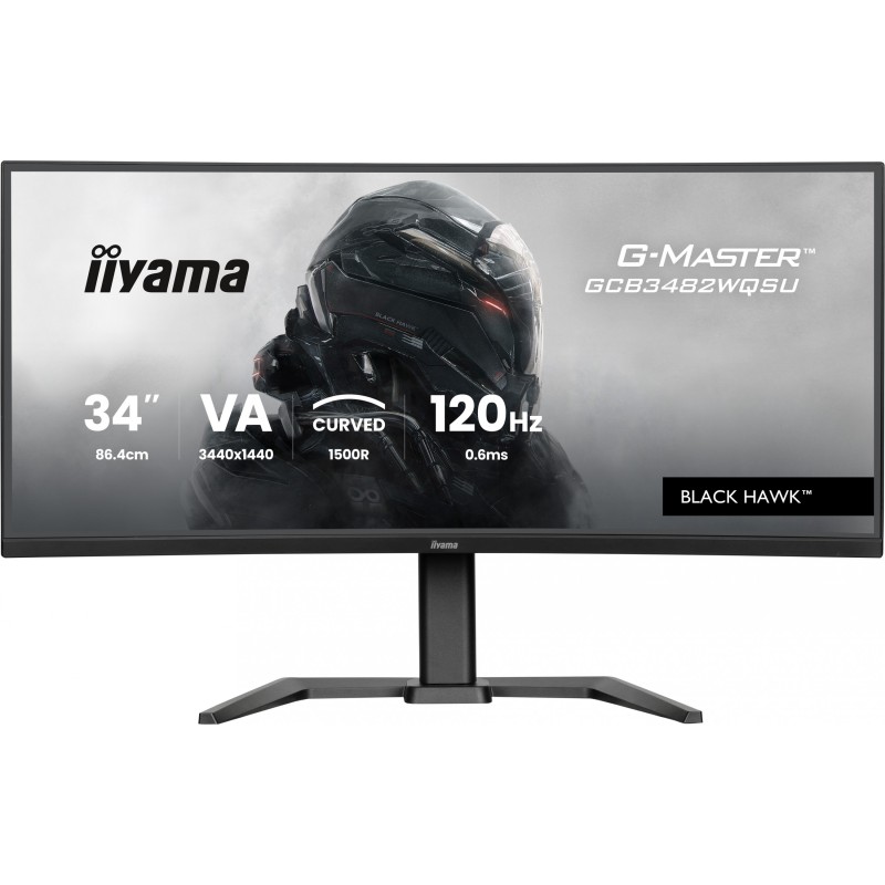 Buy iiyama G-Master 34-inch Ultrawide TFT - GCB3482WQSU - Black 21:9, UWQHD in Cyprus, Nicosia, Limassol, Larnaka, Pafos