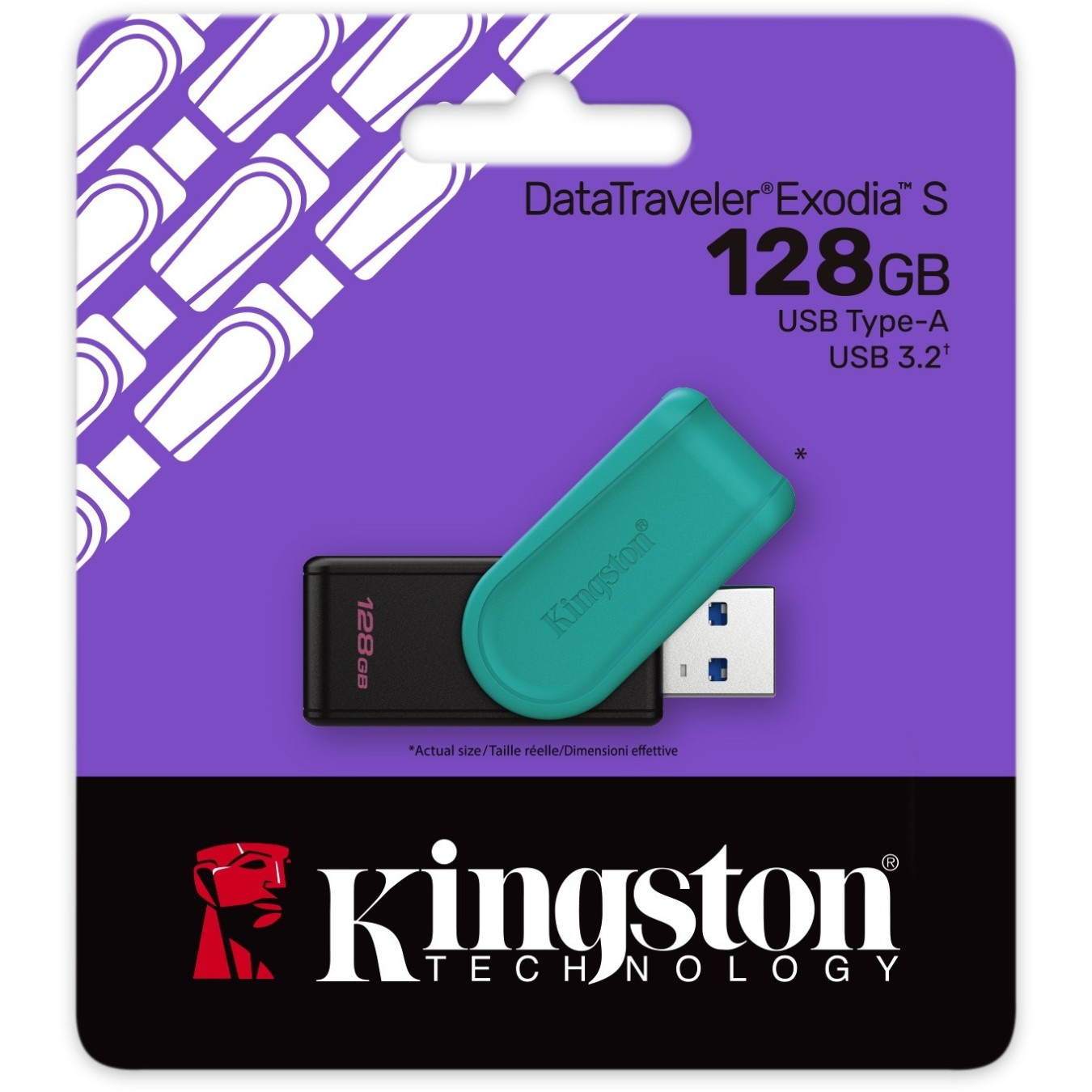 Kingston DataTraveler Exodia S USB 3.2 128GB - Exodia S - USB Flash Drive — Buy in Cyprus with Fast Delivery