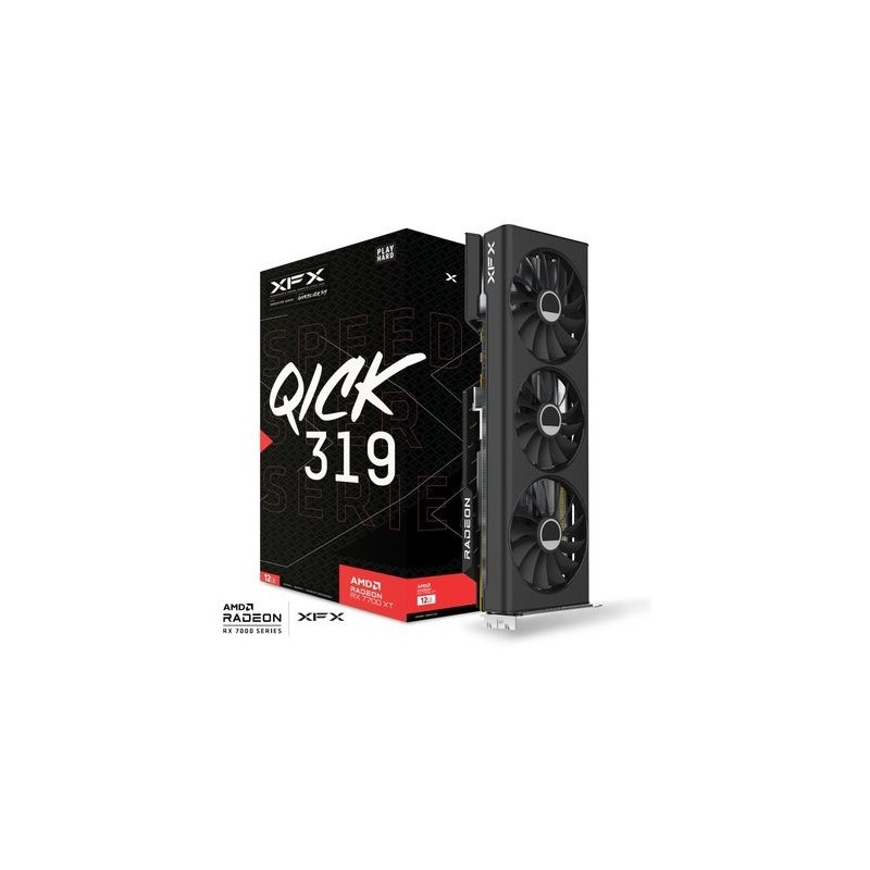 Buy RX 7700 XT 12GB XFX Speedster QICK319 - QICK319 - Black Edition, 12GB GDDR6,... in Cyprus, Nicosia, Limassol, Larnaka, Pafos