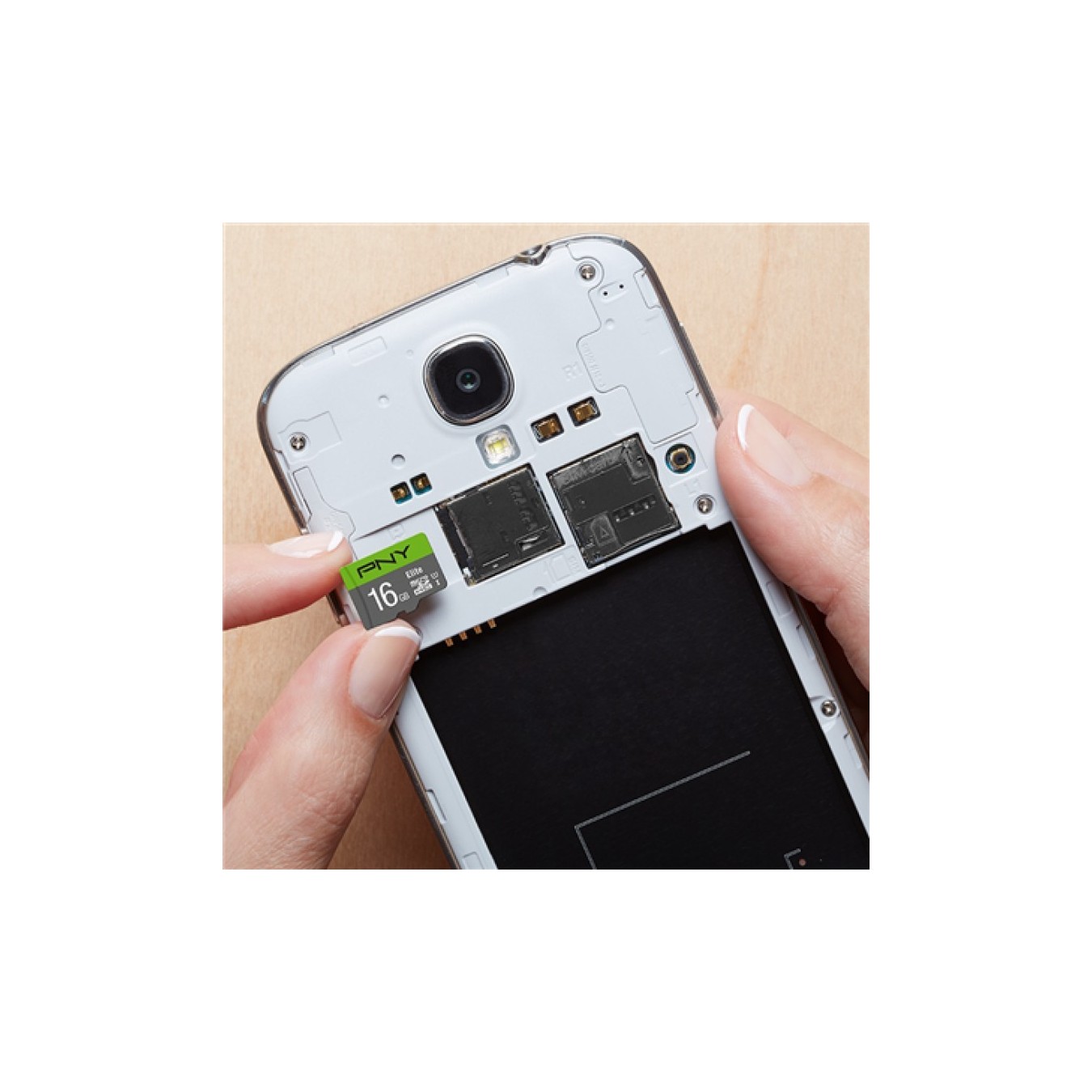 PNY Elite MicroSD Card - 16GB, Adapter Included, 85 MB/s — Buy in Cyprus with Fast Delivery