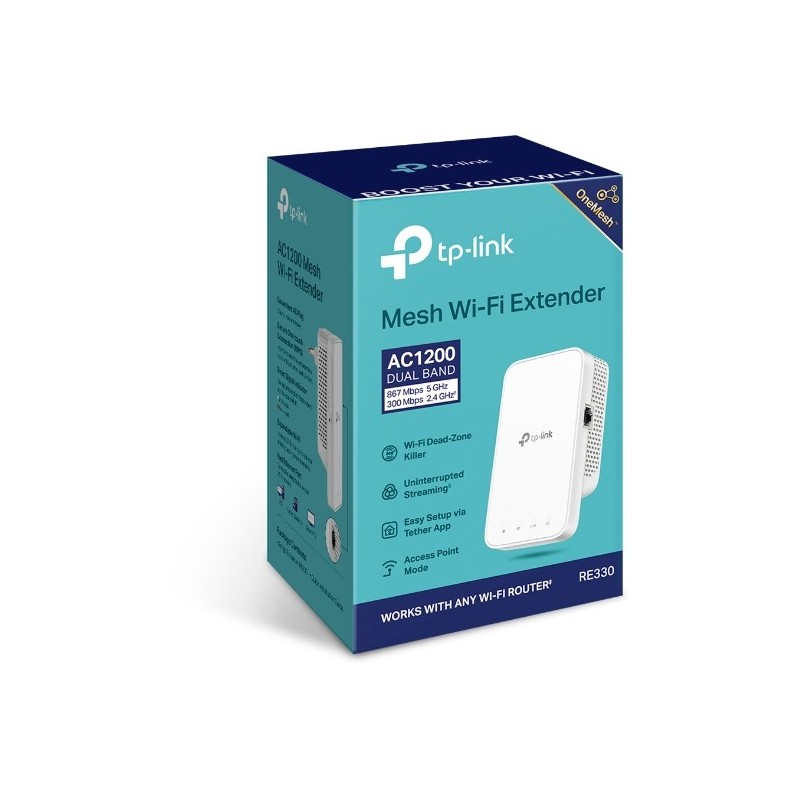 Buy Wireless Range Extender - RE335 - White, Wall Plug, 1167 Mbps, Wi-Fi 5 in Cyprus, Nicosia, Limassol, Larnaka, Pafos