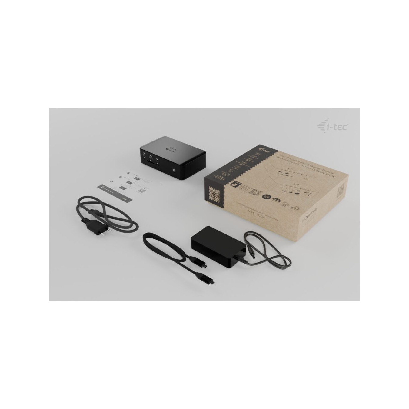 I-TEC Thunderbolt 5 Quattro Display DS - 2xTB5, 2xHDMI, 2.5GbE, Mic, USB-C Gen2 — Buy in Cyprus with Fast Delivery