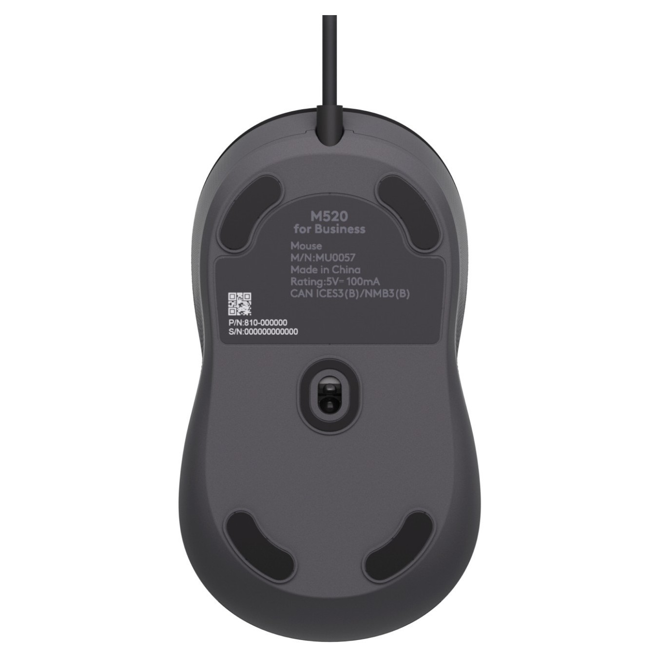 Logitech M520 For Business - M520 - Wireless 2.4 GHz Office Mouse (Ergonomic Right-handed) — Buy in Cyprus with Fast Delivery