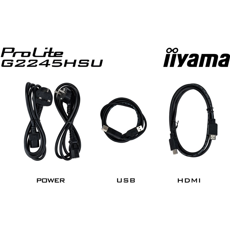 Buy IIYAMA G2245HSU-B2 - 21.5-inch IPS monitor, Flat, 16:9, HDMI + DP, 2xUSB in Cyprus, Nicosia, Limassol, Larnaka, Pafos